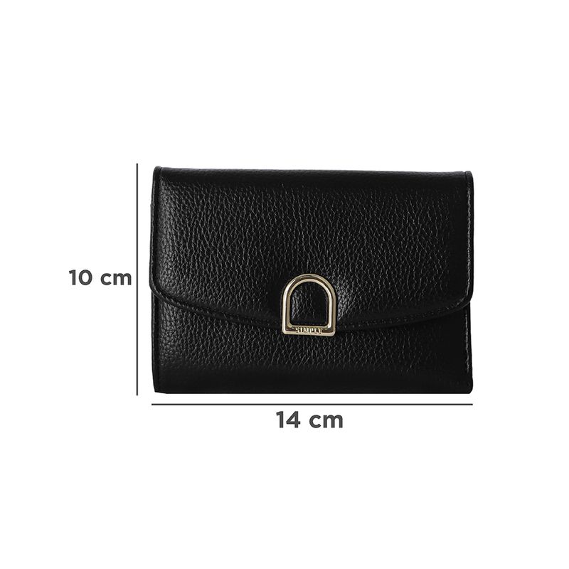 Cartera-para-Mujer-con-Hebilla-Dorada-Serie-Miniso-Negro-6-26526
