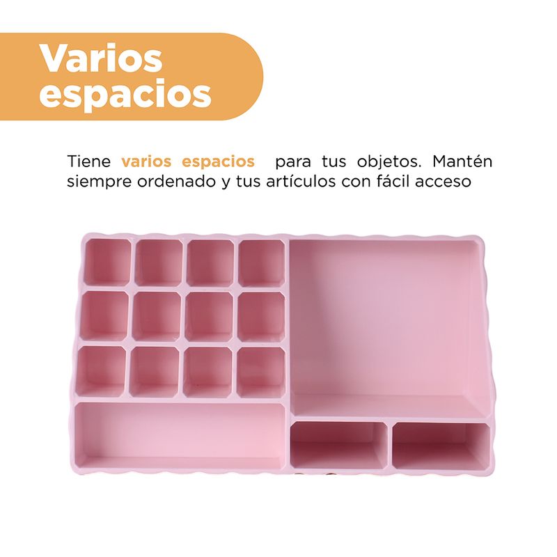 Organizador-Plastico-de-Maquillaje-con-Compartimentos-Serie-Miniso-3-Piezas-Rosa-5-26284