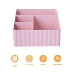 Organizador-Plastico-de-4-Compartimentos-para-Escritorio-Serie-Miniso-Rosa-3-26286