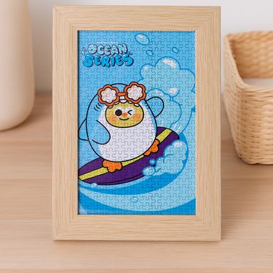 Rompecabezas de 100 Piezas Ocean con Marco Serie Dundun 2 Modelos