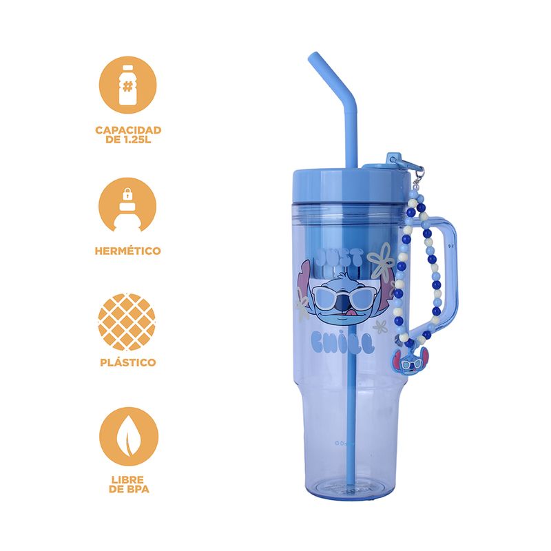 Vaso-de-Plastico-con-Pitillo-1250-Ml-Serie-Stitch-Azul-3-26572