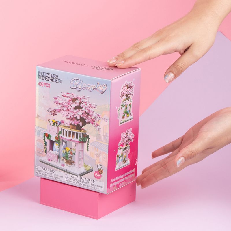 Flor-Paisaje-Urbano-Sakura-de-Bloques-de-Construccion-Serie-Mini-Family-2-26318