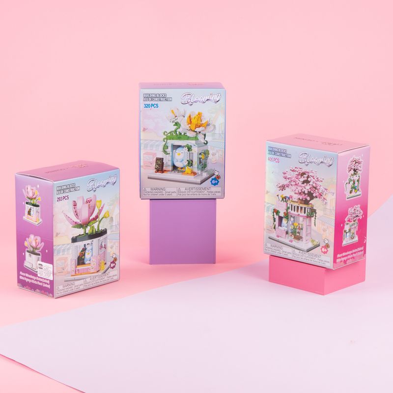Flor-Paisaje-Urbano-Lotus-Bloques-de-Construccion-Serie-Mini-Family-3-26319