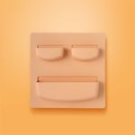 Organizador-Plastico-de-Almacenamiento-de-Pared-Serie-Miniso-Amarillo-2-26350