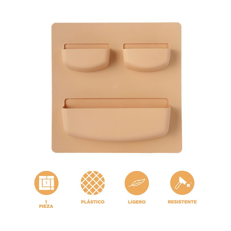Organizador-Plastico-de-Almacenamiento-de-Pared-Serie-Miniso-Amarillo-3-26350