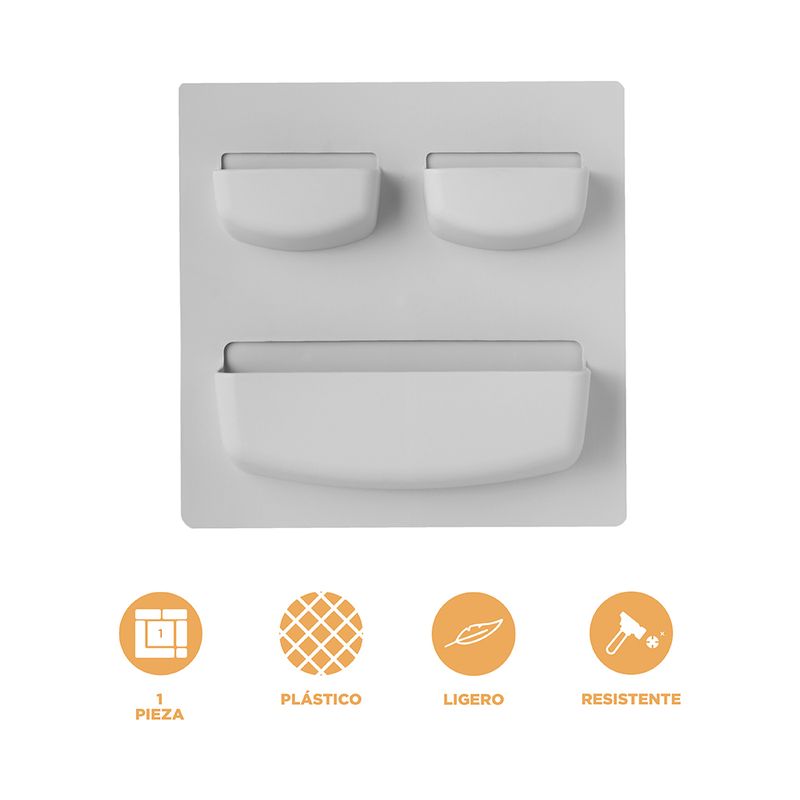 Organizador-Plastico-de-Almacenamiento-con-Pared-Serie-Miniso-Gris-3-26352