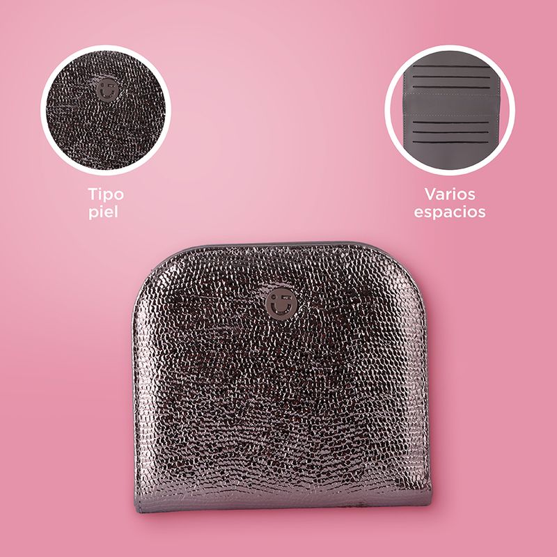Cartera-Corta-con-Cierre-para-Mujer-Serie-Miniso-Gris-5-26437