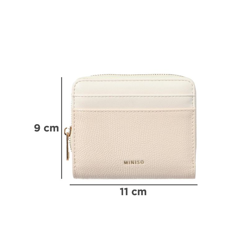 Cartera-para-Mujer-con-Textura-Granulada-Serie-Miniso-Beige-6-26459