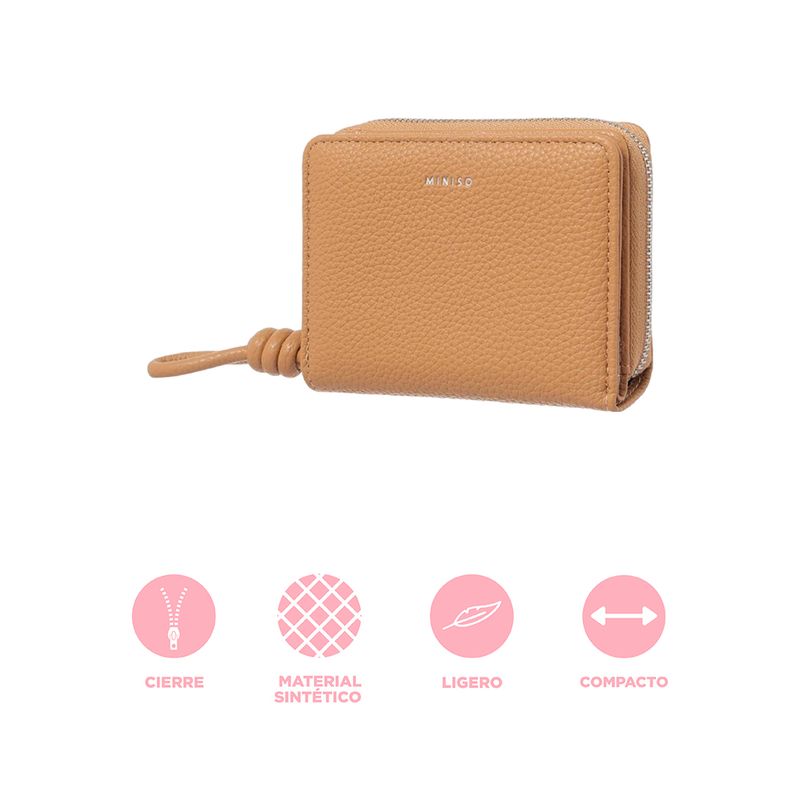 Cartera-para-Mujer-Cinta-Con-Nudo-Serie-Miniso-Khaki-3-26464