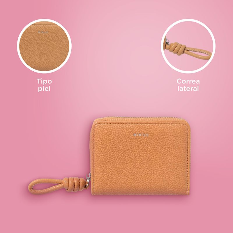 Cartera-para-Mujer-Cinta-Con-Nudo-Serie-Miniso-Khaki-5-26464