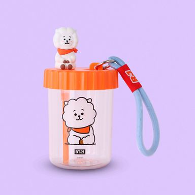 Vaso Plastico con Decoracion y Correa de 520 Ml Rj Serie Bt21