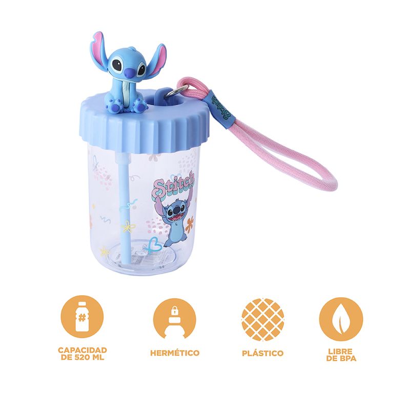 Vaso-Plastico-con-Decoracin-y-Correa-de-520-Ml-Serie-Disney-Lilo-Stitch-4-26264