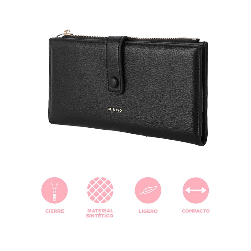 Cartera-Larga-para-Mujer-Serie-Miniso-Negro-3-26548