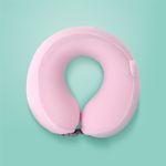 Almohada-de-Viaje-Ajustable-para-el-Cuello-con-Espuma-Viscoelastica-Serie-Miniso-Rosa-2-26297