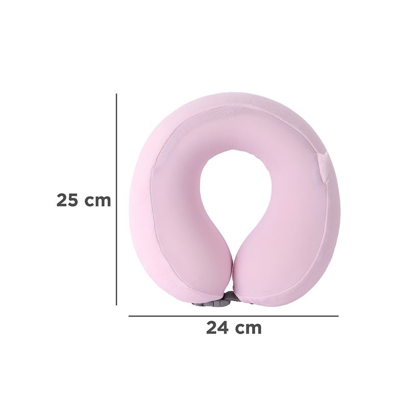 Almohada-de-Viaje-Ajustable-para-el-Cuello-con-Espuma-Viscoelastica-Serie-Miniso-Rosa-6-26297