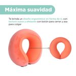 Almohada-de-Viaje-Ajustable-para-el-Cuello-con-Espuma-Viscoelastica-Serie-Miniso-Naranja-4-26298