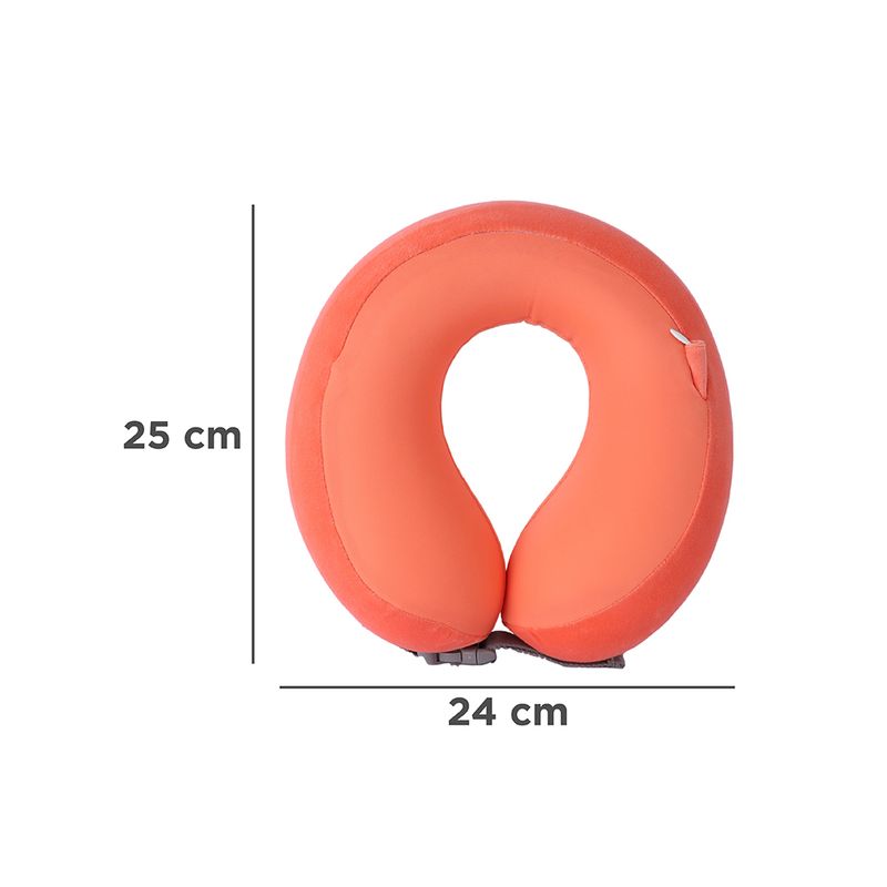 Almohada-de-Viaje-Ajustable-para-el-Cuello-con-Espuma-Viscoelastica-Serie-Miniso-Naranja-6-26298