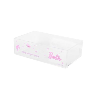 Caja de Almacenamiento Transparente Apilable M Serie Barbie