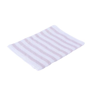 Toalla Infantil para Baño de Algodon con Rayas Serie Miniso Gris