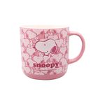 Taza-Ceramica-de-410Ml-Serie-Snoopy-Rosa-1-26192