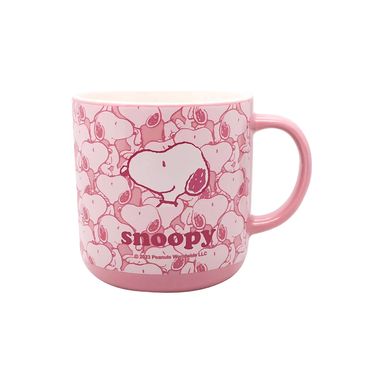 Taza Ceramica de 410Ml Serie Snoopy Rosa