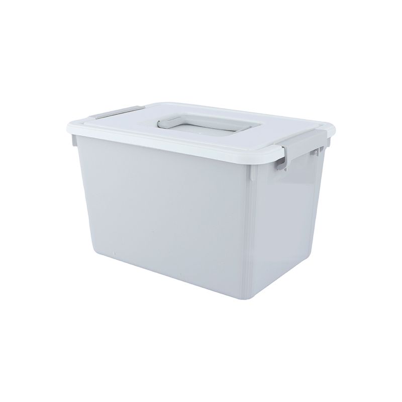 Organizador-Plastico-con-Asa-y-Tapa-Serie-Miniso-Gris-1-26301