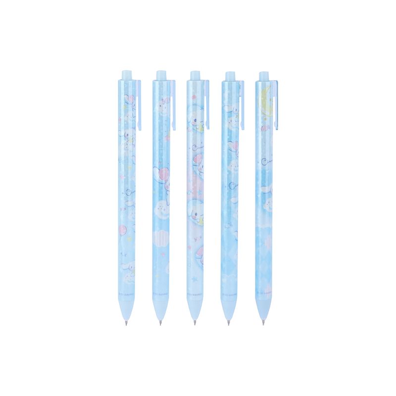 Juego-de-5-Esferos-Cinnamoroll-0-5-Mm-Serie-Sanrio-Negro-1-26484