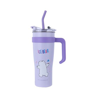 Vaso de Acero con Asa Pared Simple 1.6Ml Polar Serie Wbb Morado