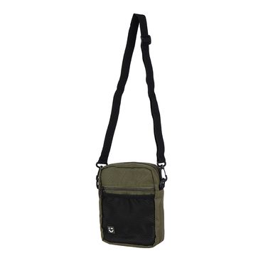 Bolso Crossbody con Bolsa Frontal de Red Serie Miniso Verde