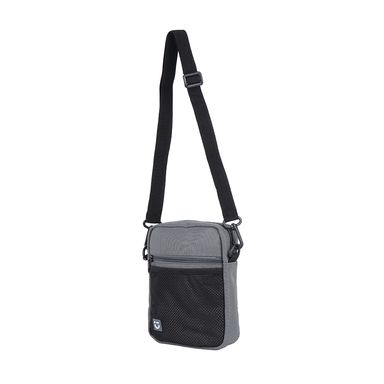 Bolso Crossbody con Bolsa Frontal de Red Serie Miniso Gris