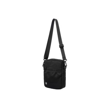 Bolso Crossbody con Bolsa Frontal de Red Serie Miniso Negro