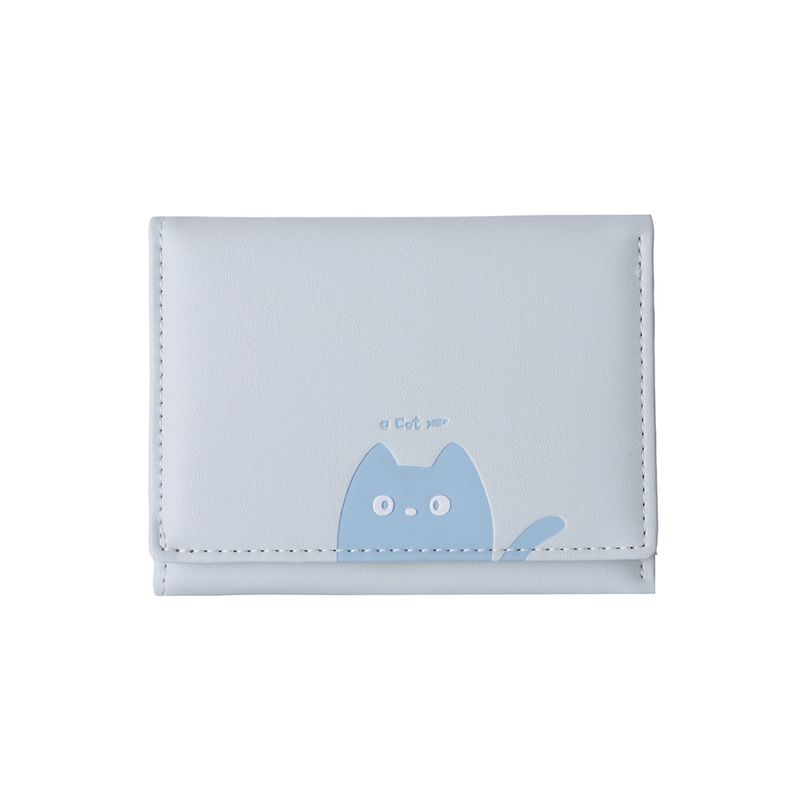 Cartera-con-Estampa-de-Gato-Serie-Miniso-Azul-Claro-1-26525