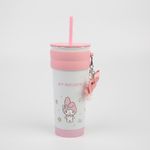 Vaso-de-Acero-con-Colgante-y-Pitillo-de-800-Ml-My-Melody-Serie-Sanrio-1-26244