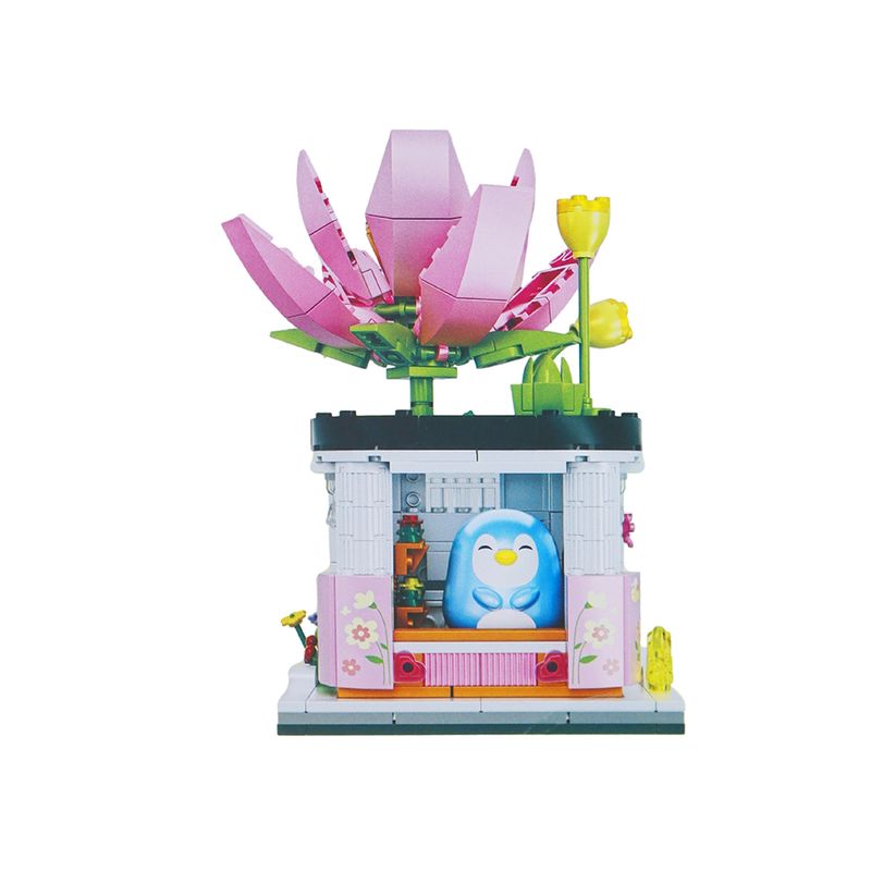 Flor-Paisaje-Urbano-Lotus-Bloques-de-Construccion-Serie-Mini-Family-1-26319