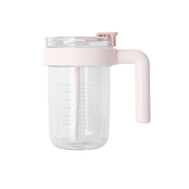 Vaso Plastico con Asa 1000 Ml Serie Miniso Blanca