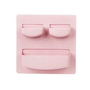 Organizador Plastico de Almacenamiento con Pared Serie Miniso Rosa