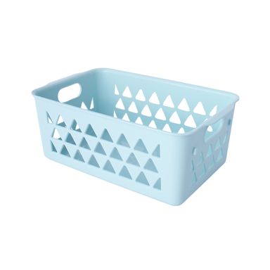Cesta de Almacenamiento Pequeña Serie Miniso Azul