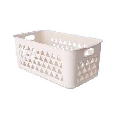 Cesta de Almacenamiento Mediana Serie Miniso Beige