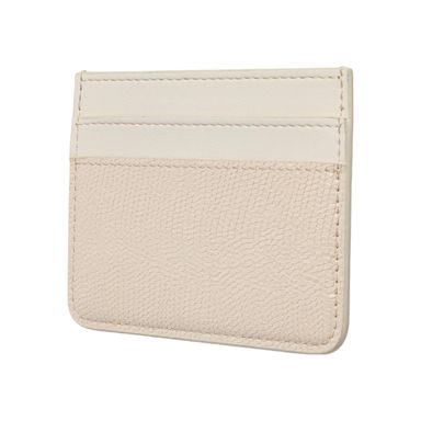 Tarjetero Brillante con Textura Serie Miniso Beige