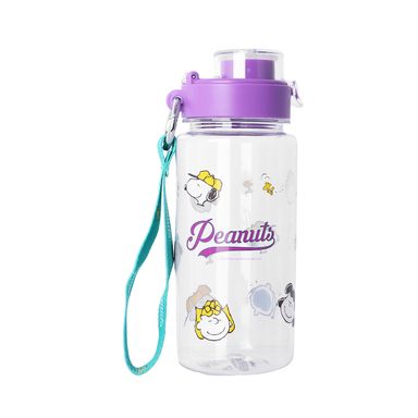 Vaso Plastico con Correa de 640 Ml Serie Snoopy Morado