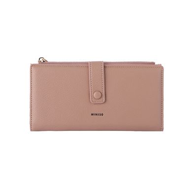 Cartera Larga para Mujer Serie Miniso Rosa