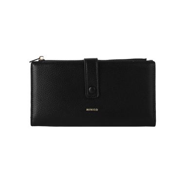 Cartera Larga para Mujer Serie Miniso Negro