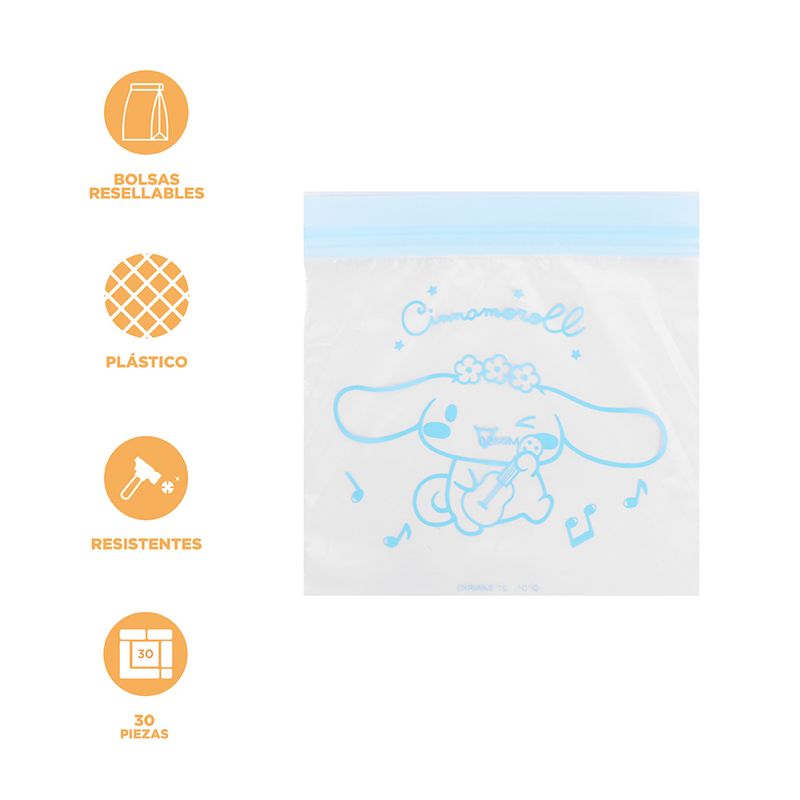 Bolsa-de-Almacenamiento-Resellable-Cinnamoroll-S-Serie-Sanrio-30-Pzas-3-26489