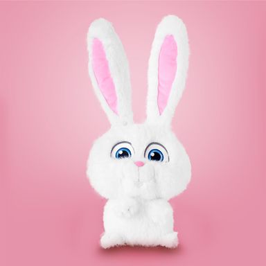 Peluche 10In Bola de Nieve Sentado Serie la Vida Secreta de tus Mascotas