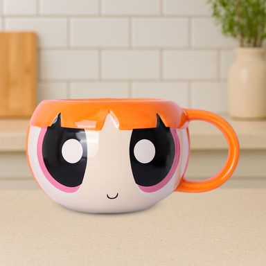 Taza Ceramica de 350 Ml Bombon Serie Las Chicas Superpoderosas