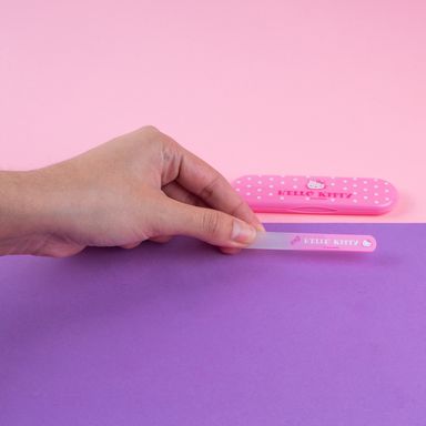 Lima de Cristal para Uñas con Estuche Hello Kitty Beauty Diary Series