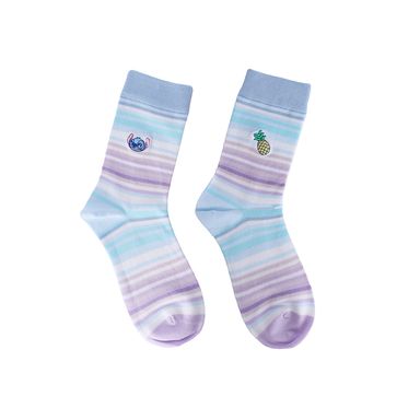 Medias Bordadas Serie Stitch Dinner Party 1 Par