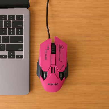 Mouse Gaming Mod X353 Serie Miniso Morado
