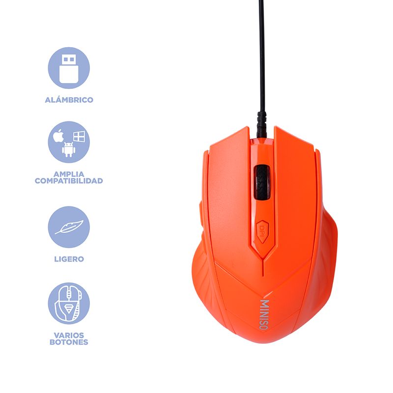 Mouse-Alambrico-Gaming-Mod-X388-Serie-Miniso-Naranja-4-26614