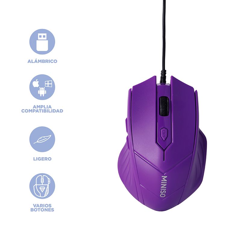 Mouse-Inalambrico-Gaming-Mod-X388-Serie-Miniso-Morado-4-26615